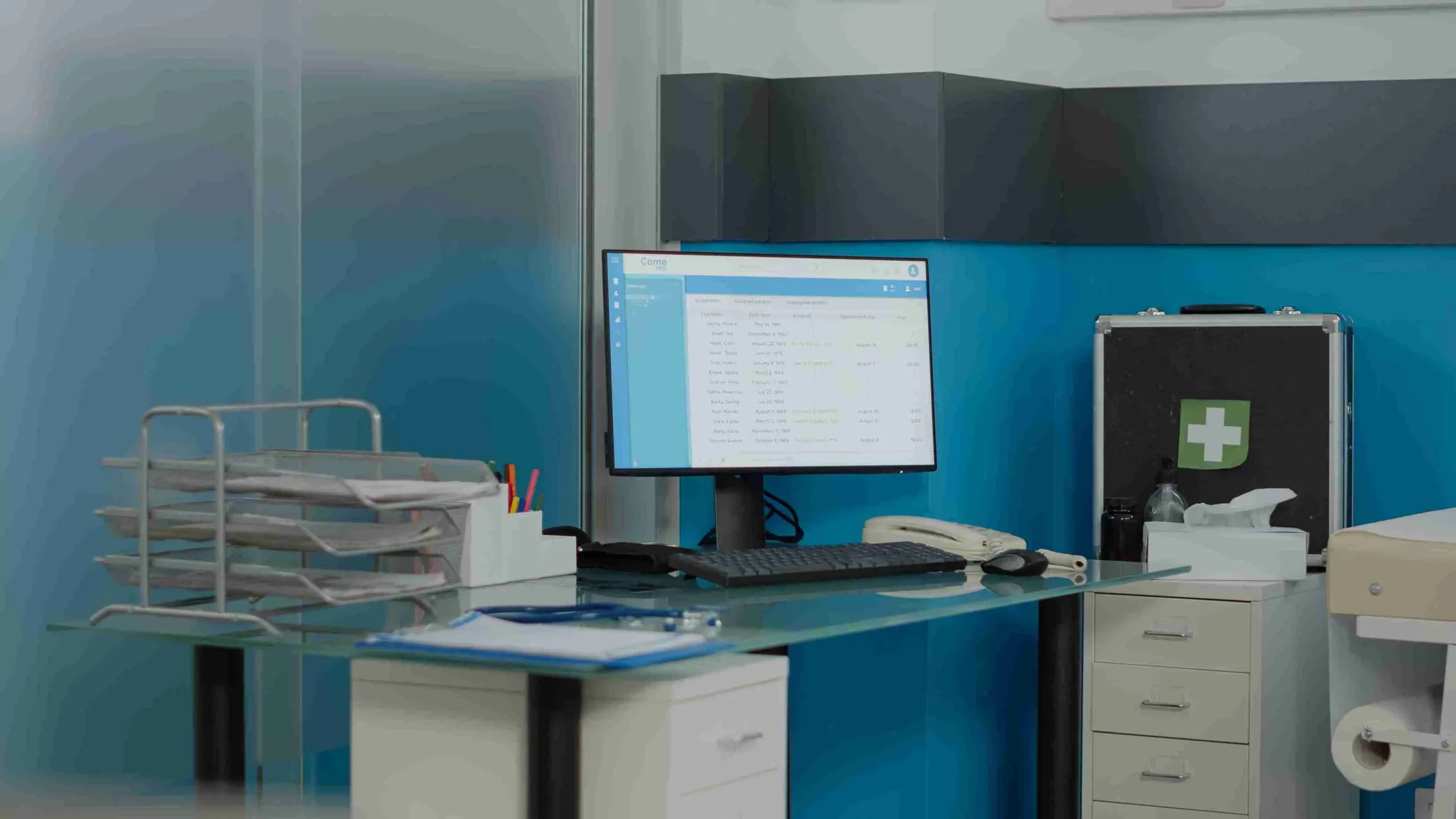 TRAINING MODERN OFFICE SYSTEM FOR HOSPITALS